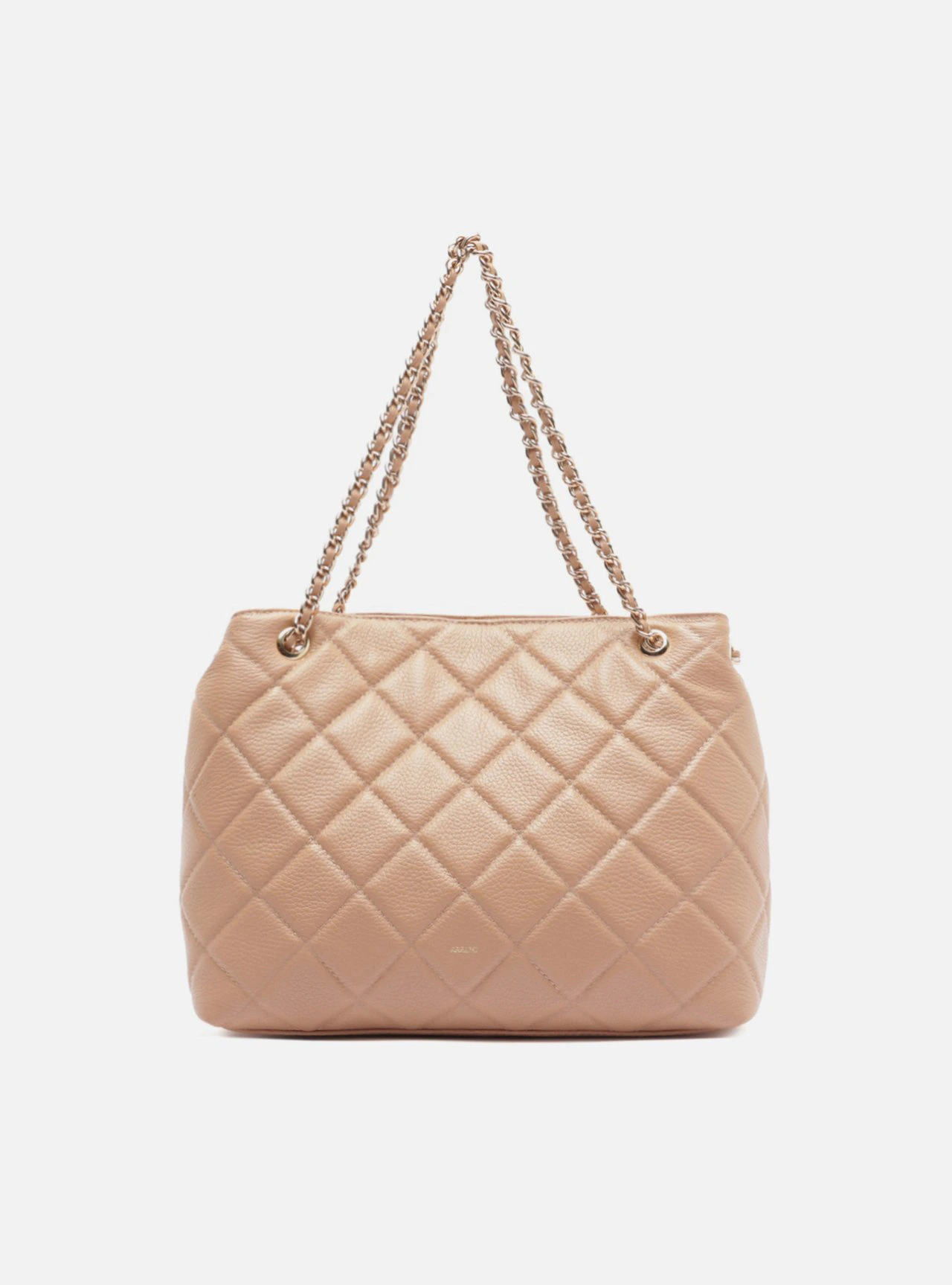 Bolsa Tote Rosa Couro Matelassê Gab Média