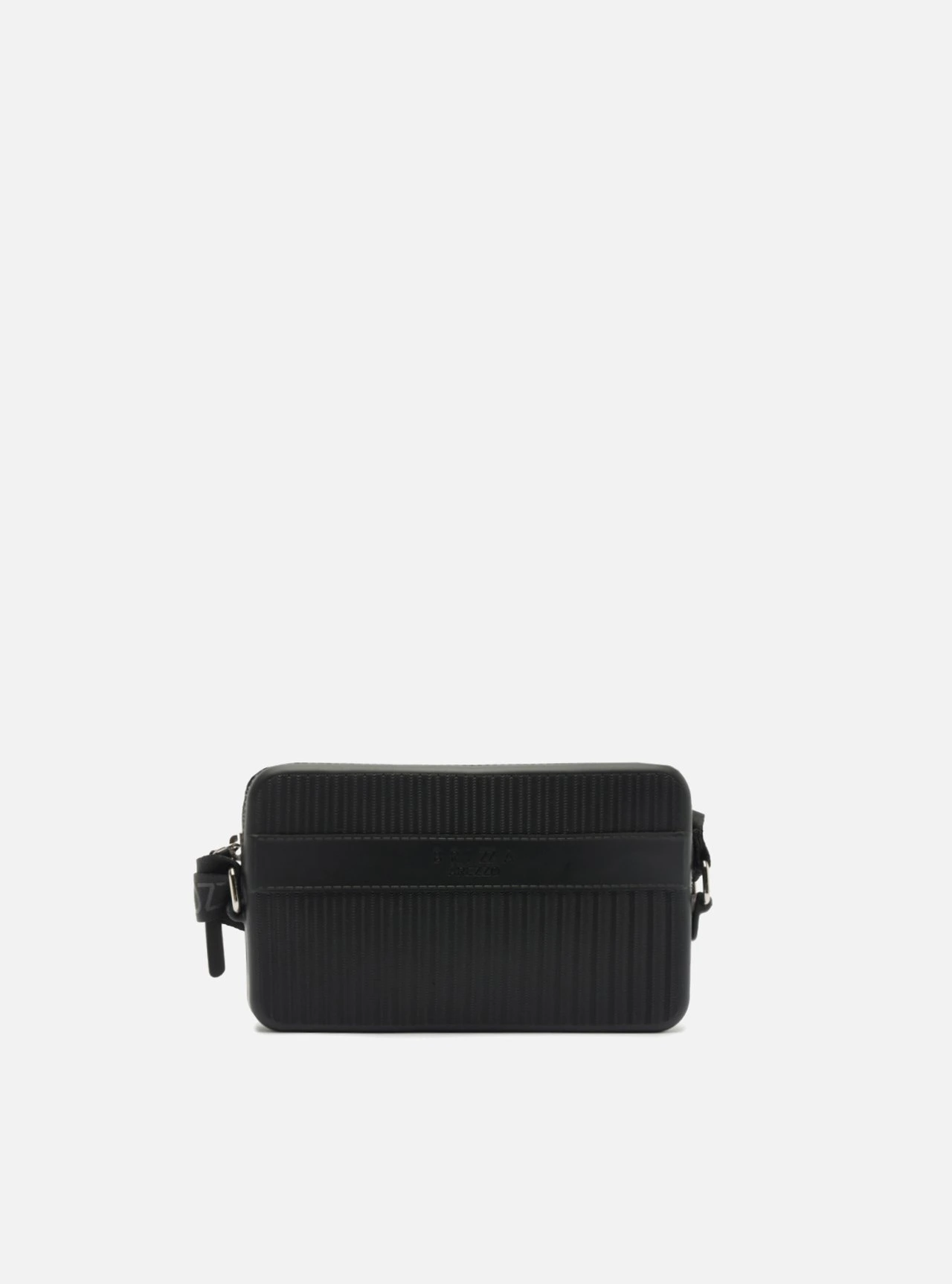 Bolsa Tiracolo Preta Pequena Alça Larga Brizza
