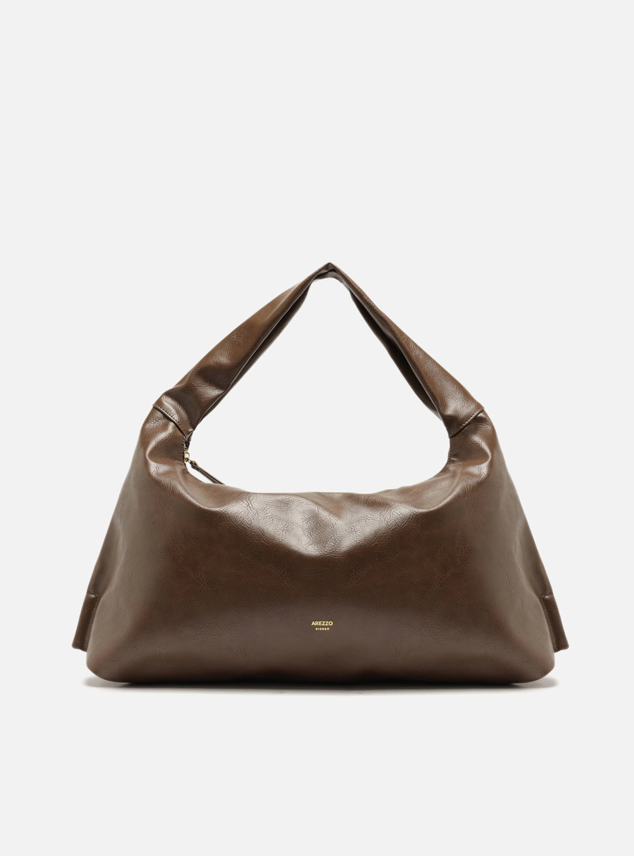 Bolsa Hobo Marrom Grande
