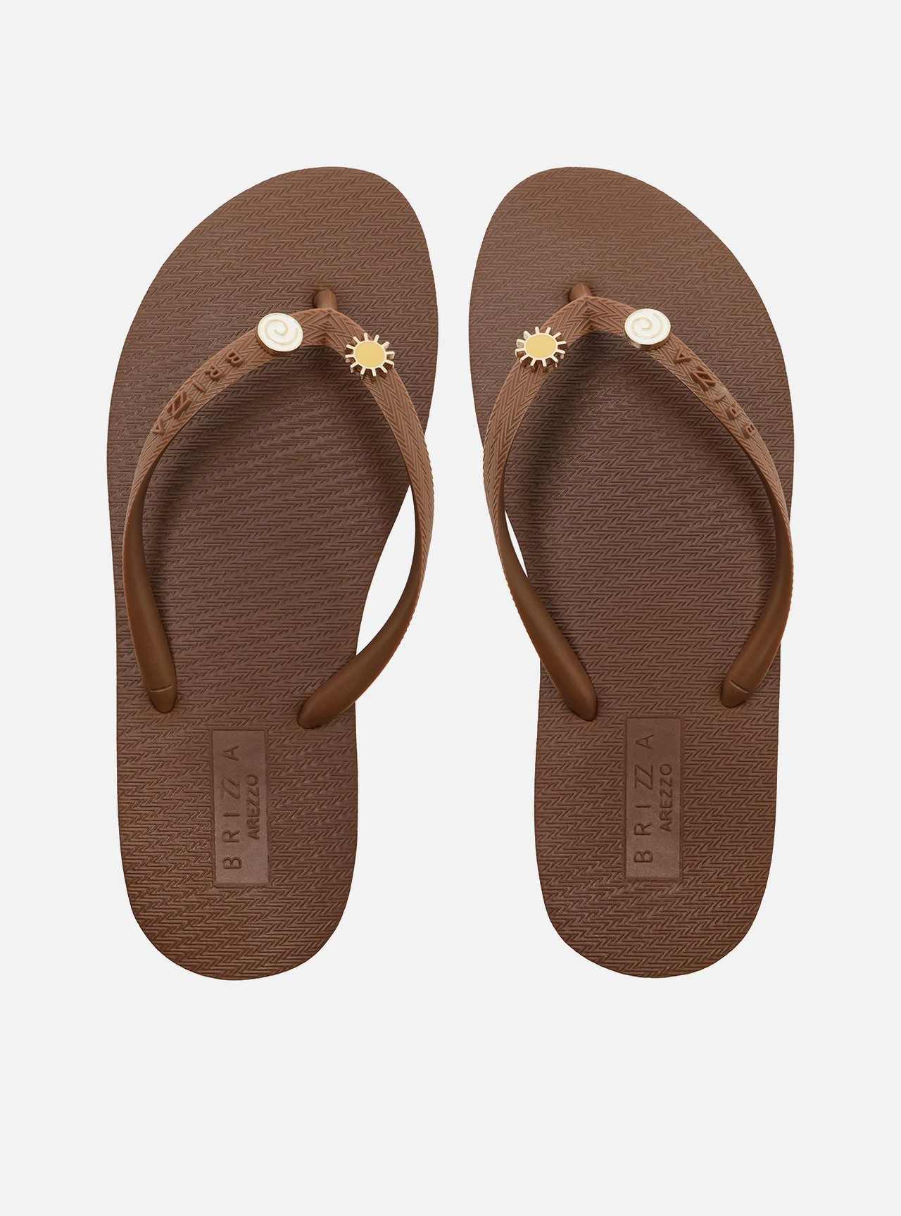 Chinelo de Dedo Marrom Easy Bacio Di Latte