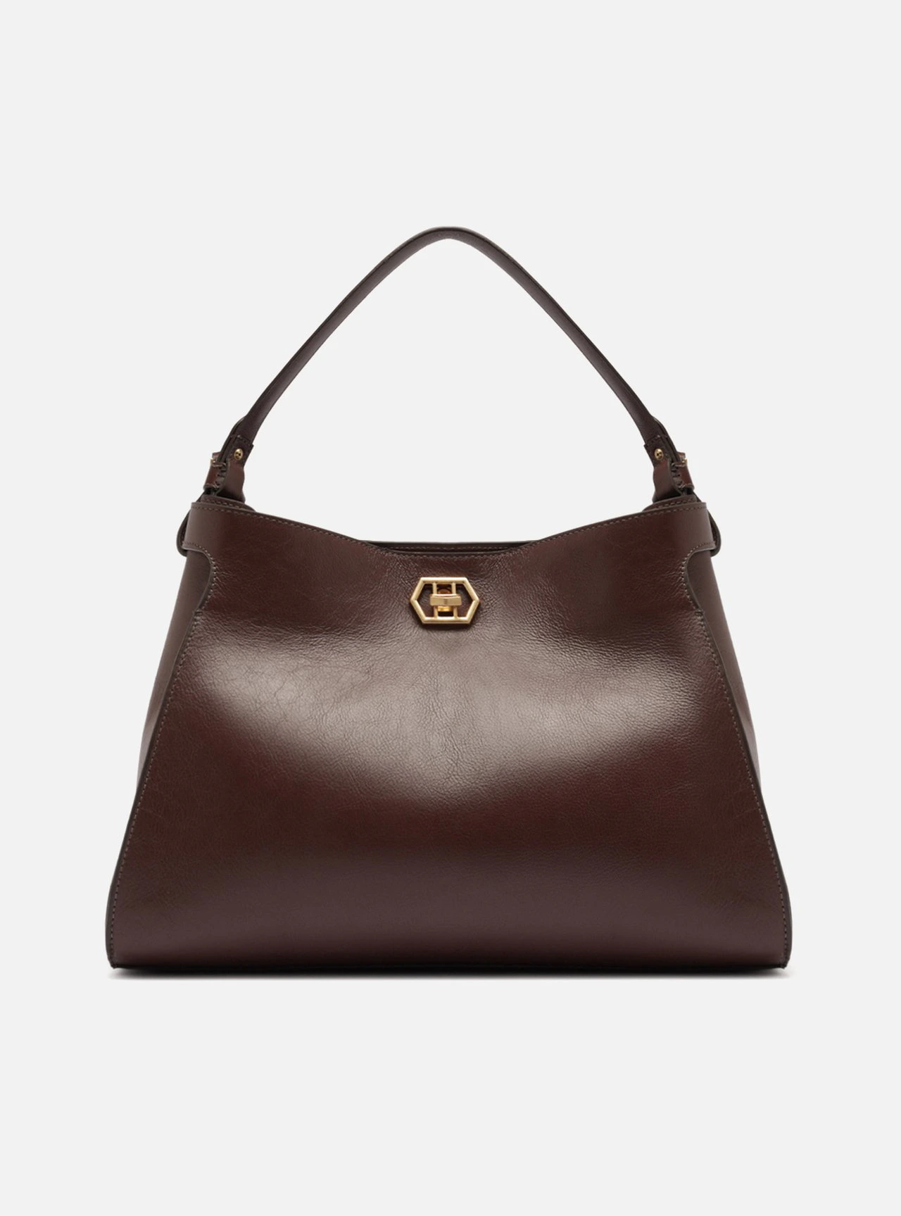 Bolsa Tote Marrom Couro Grande