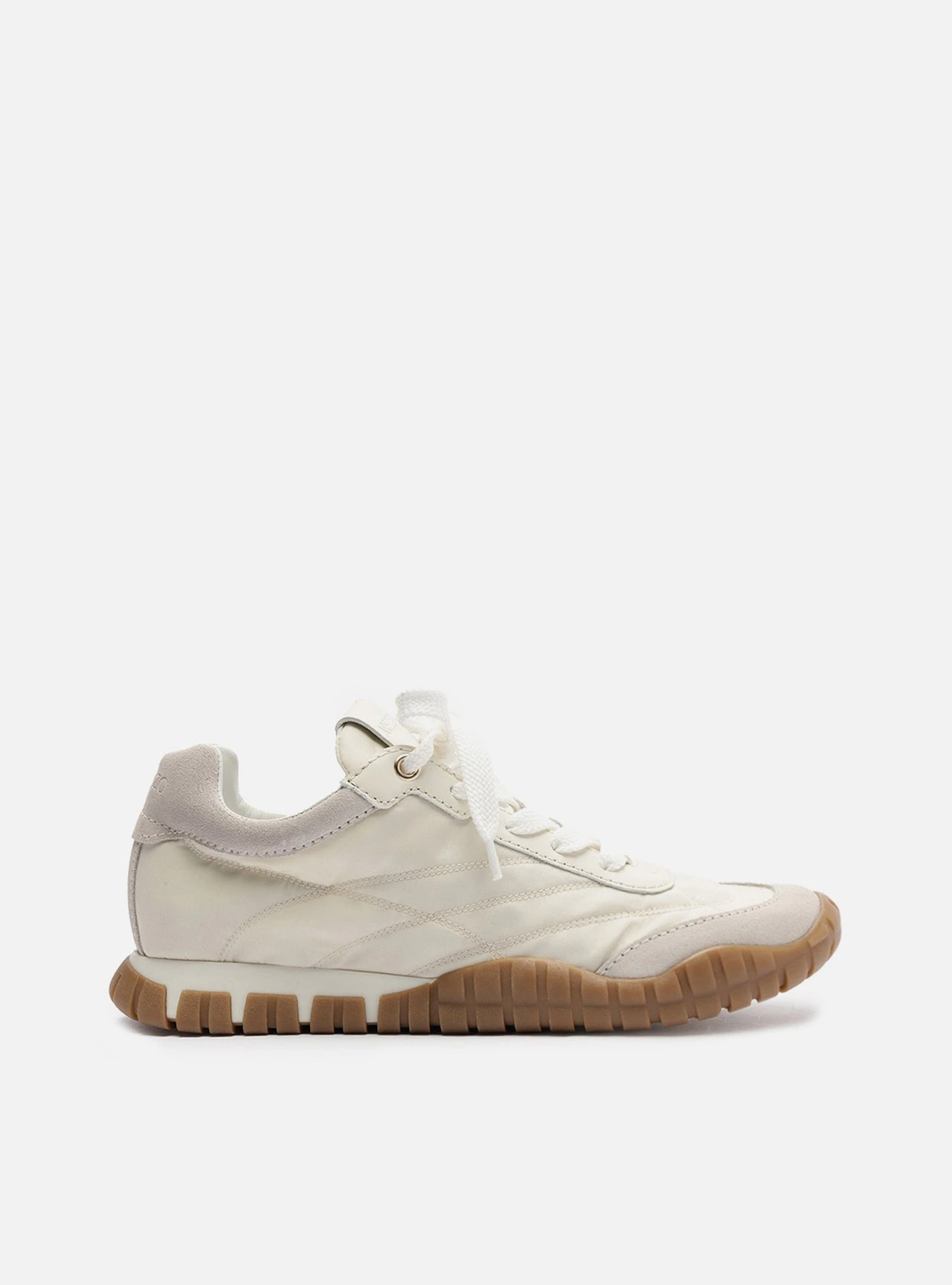 Tênis Branco Suede Mix Sola Emborrachada