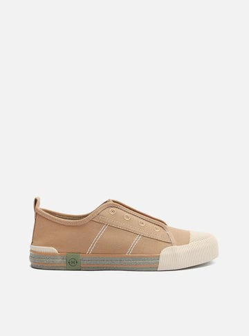 Tênis Slip On Marrom Lona Collab Alme