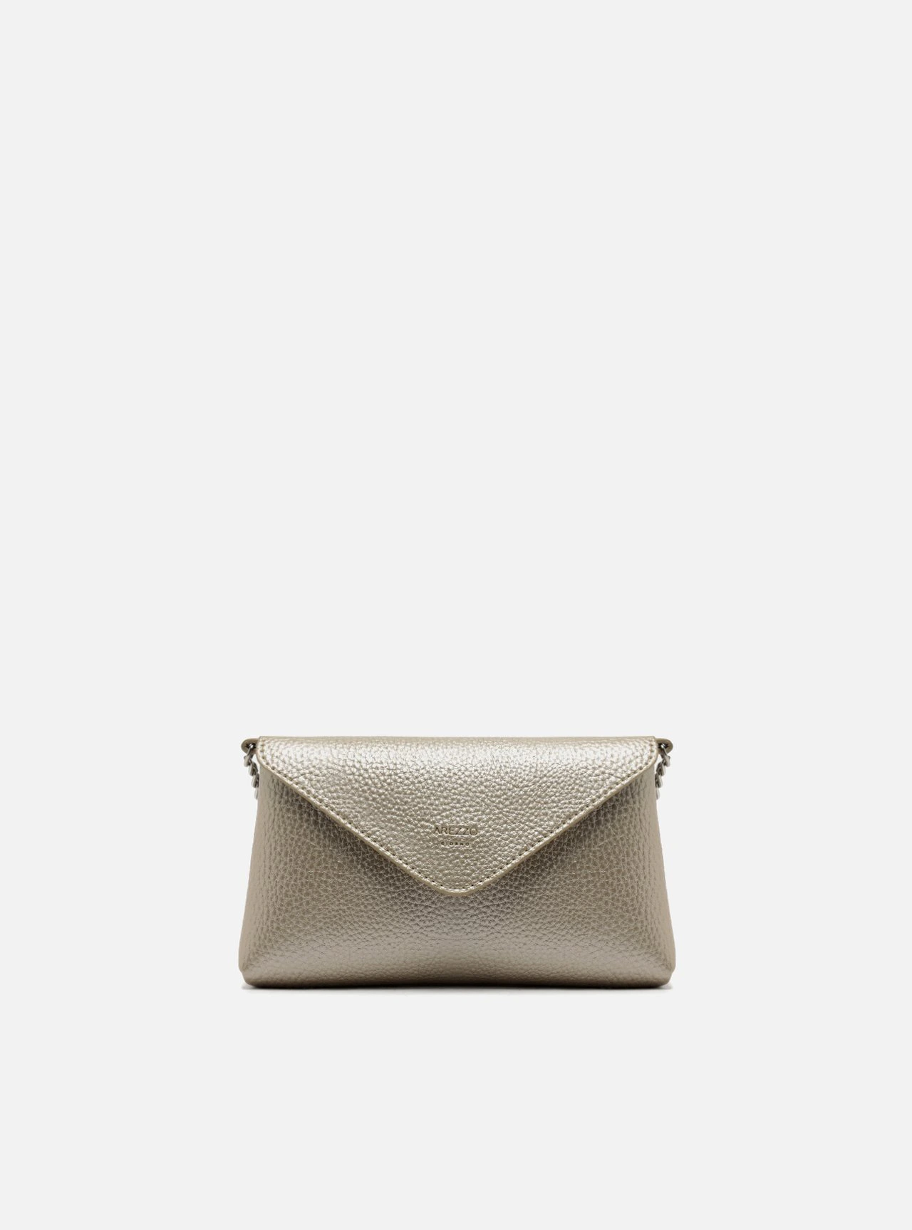 Bolsa Tiracolo Dourada Giorno Pequena Envelope