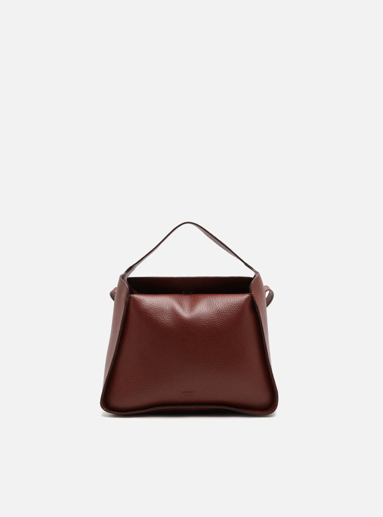 Bolsa Tote Vermelha Pequena Granulada