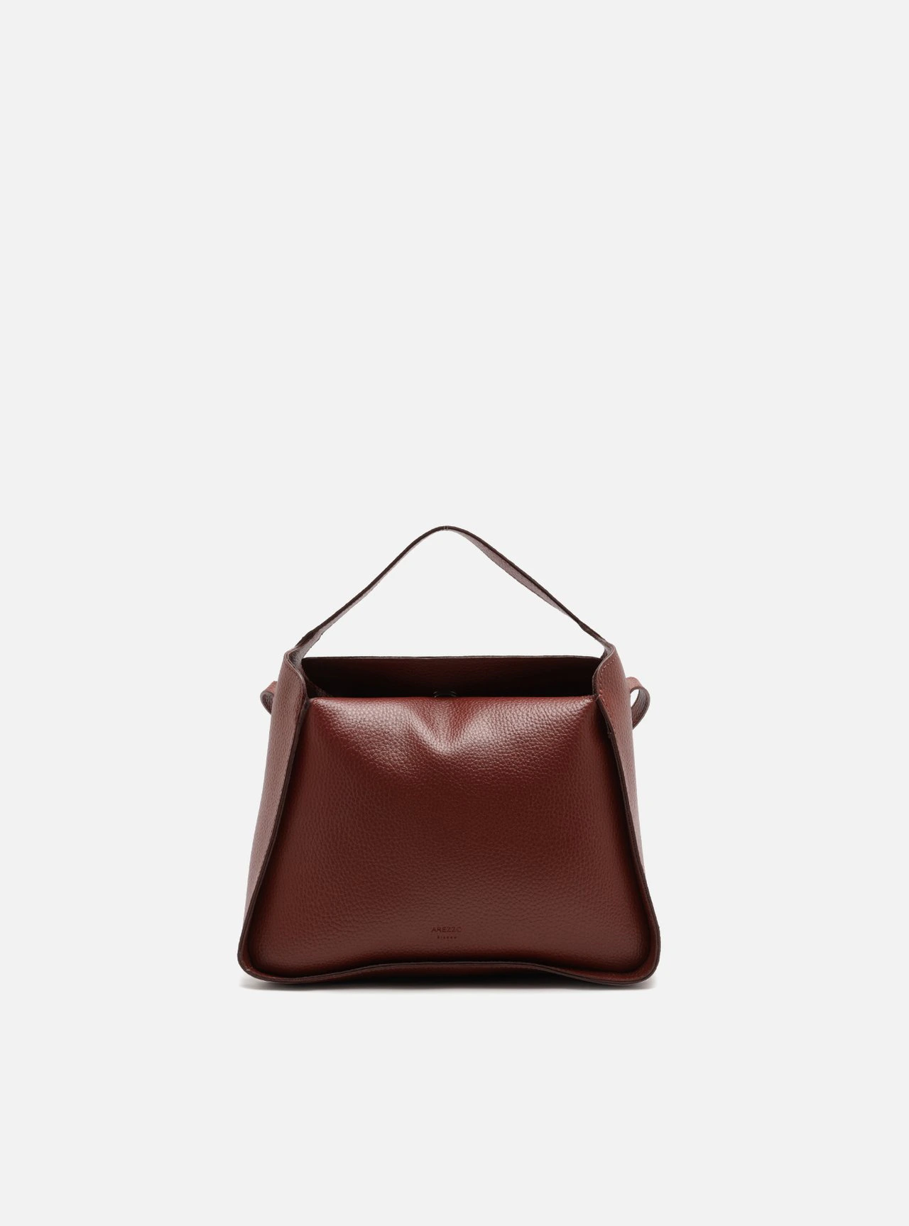 Bolsa Tote Vermelha Pequena Granulada