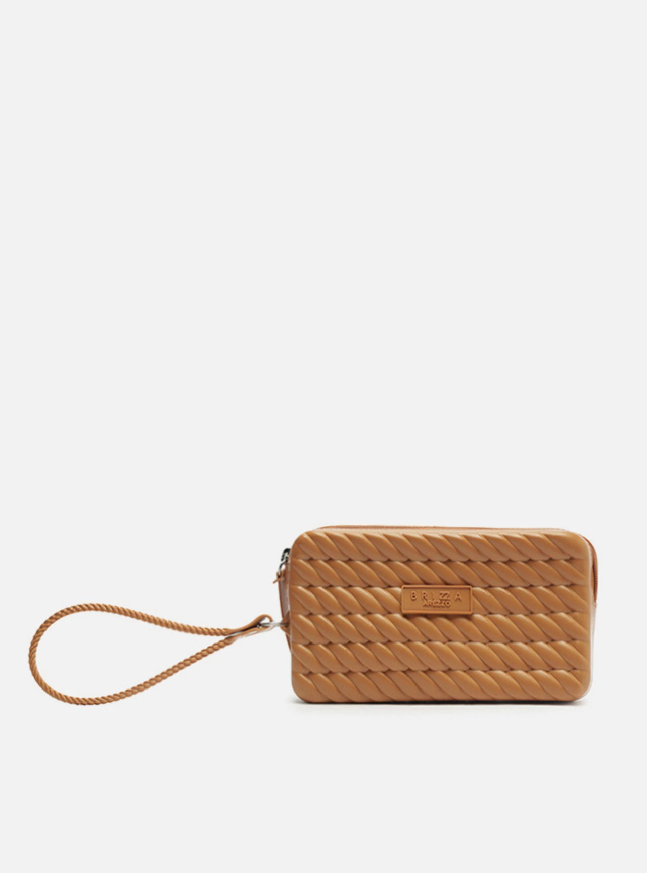 Bolsa Clutch Marrom Pequena Tressê Brizza