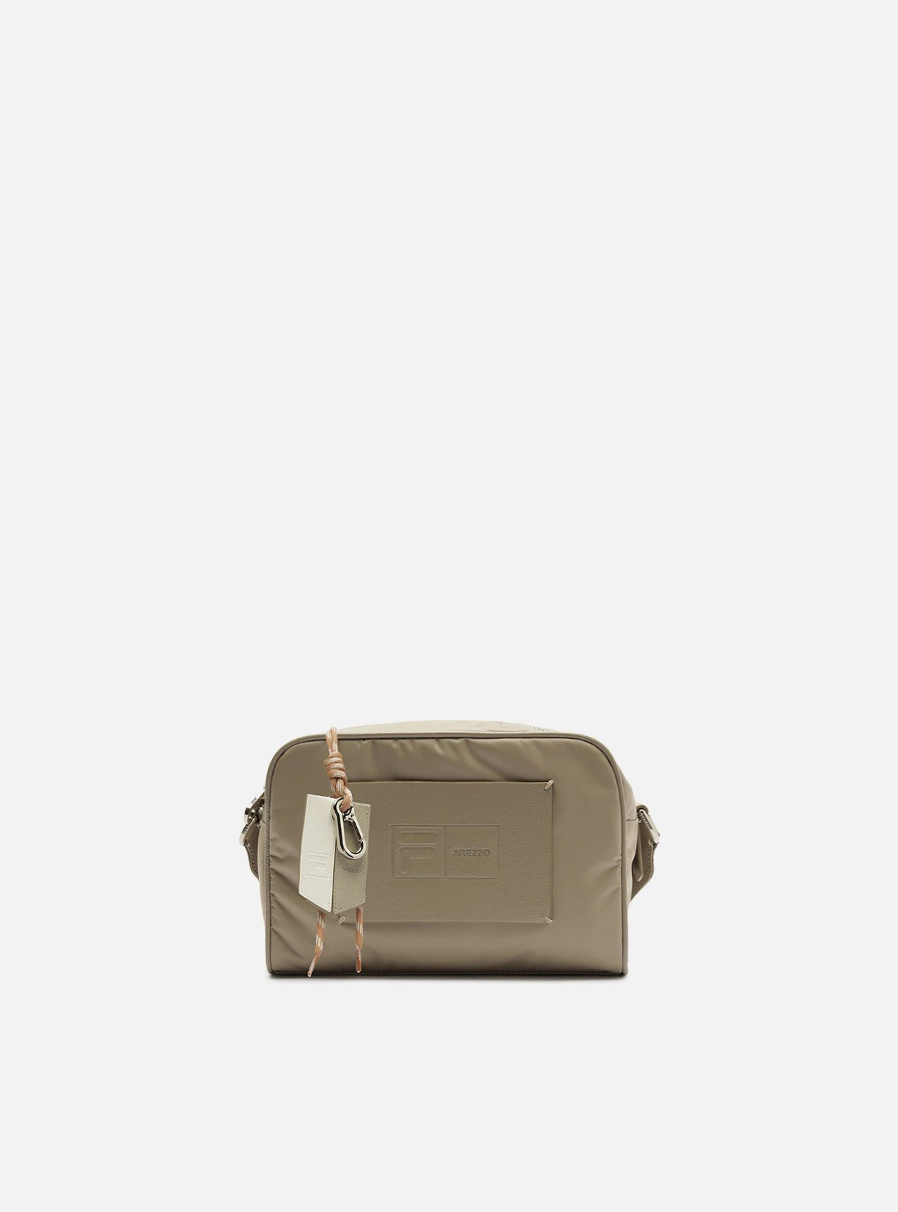 Bolsa Tiracolo Marrom Couro Pequena Alça Larga