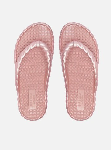 Chinelo de Dedo Rosa Holográfico Marrocos La Sirene
