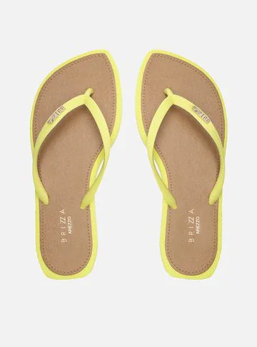 Chinelo de Dedo Amarelo Recouro Flash Brizza