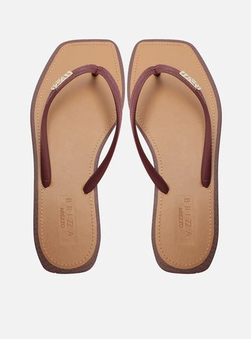 Chinelo de Dedo Vermelho Square Recouro Brizza