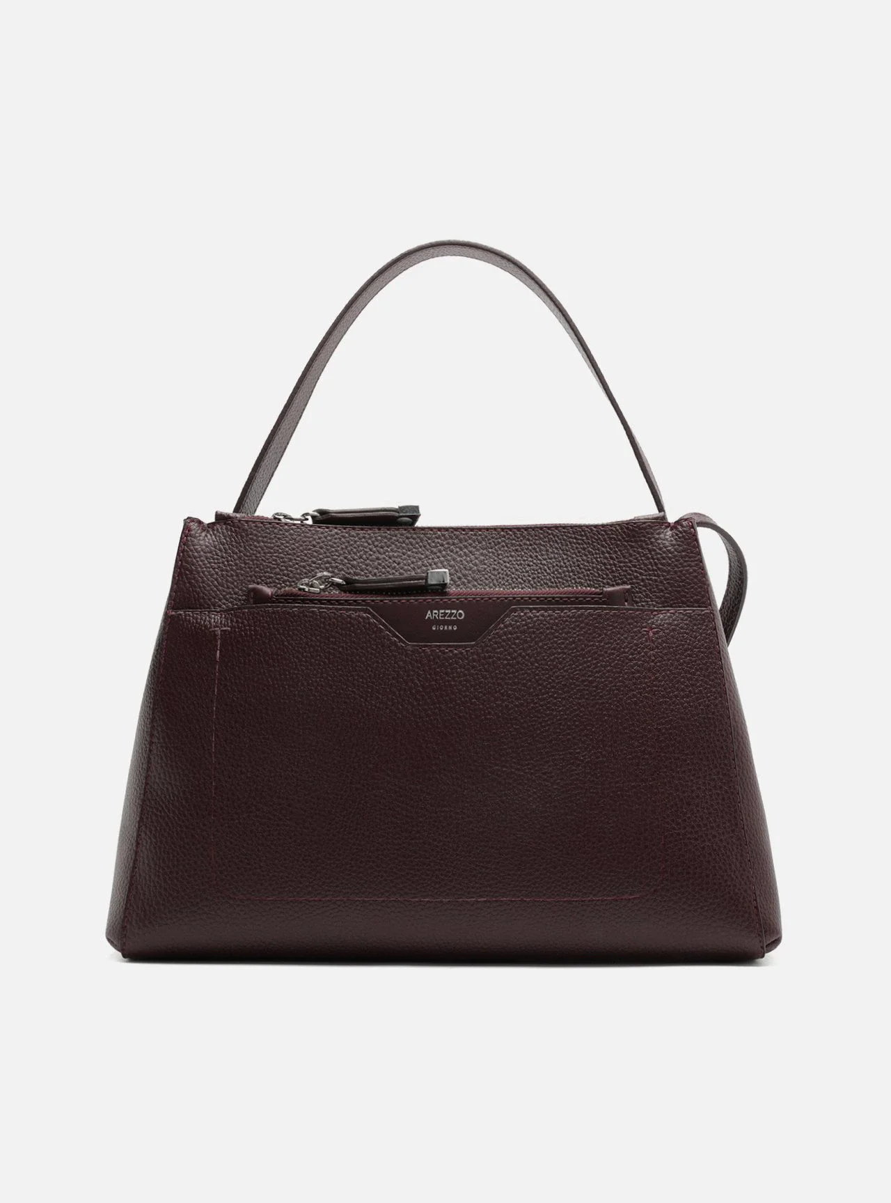 Bolsa Tote Vermelha Grande Metais