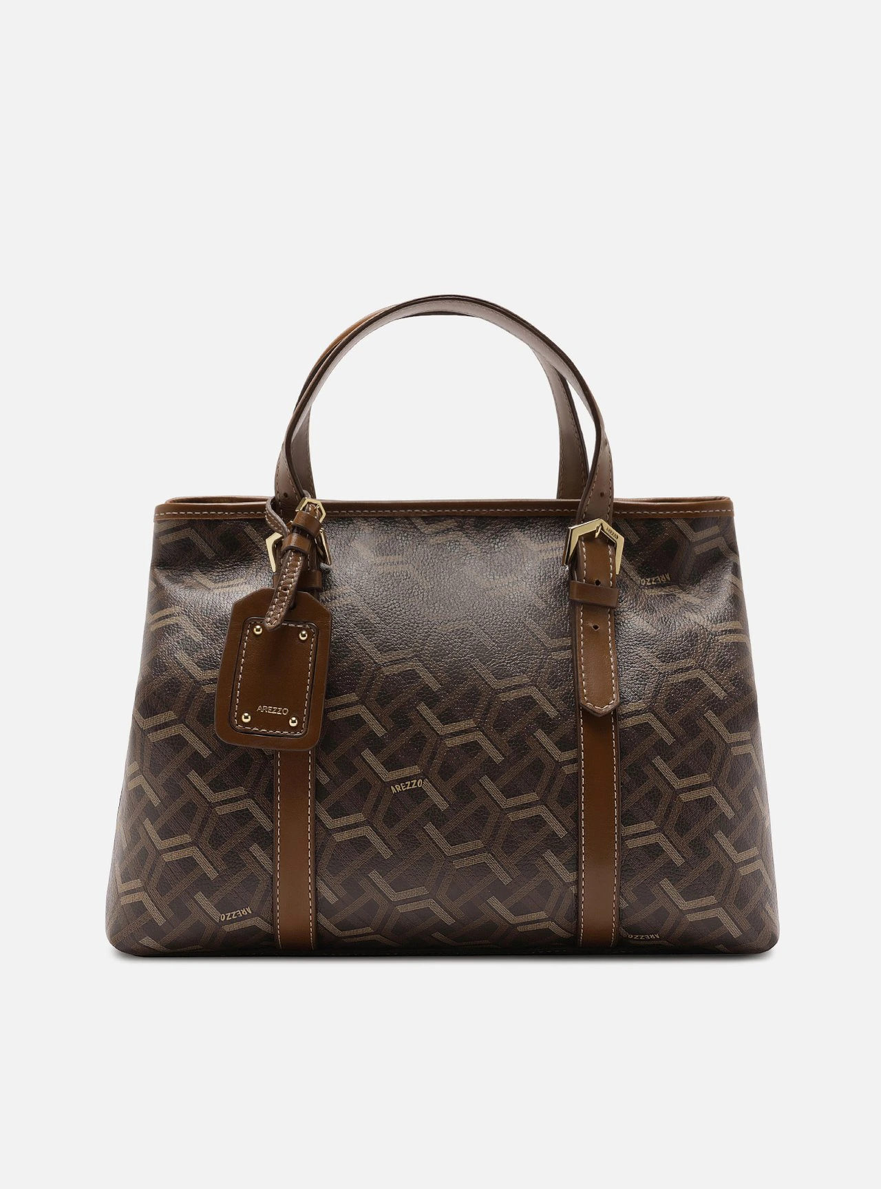 Bolsa Tote Multineutra Couro Grande Monograma