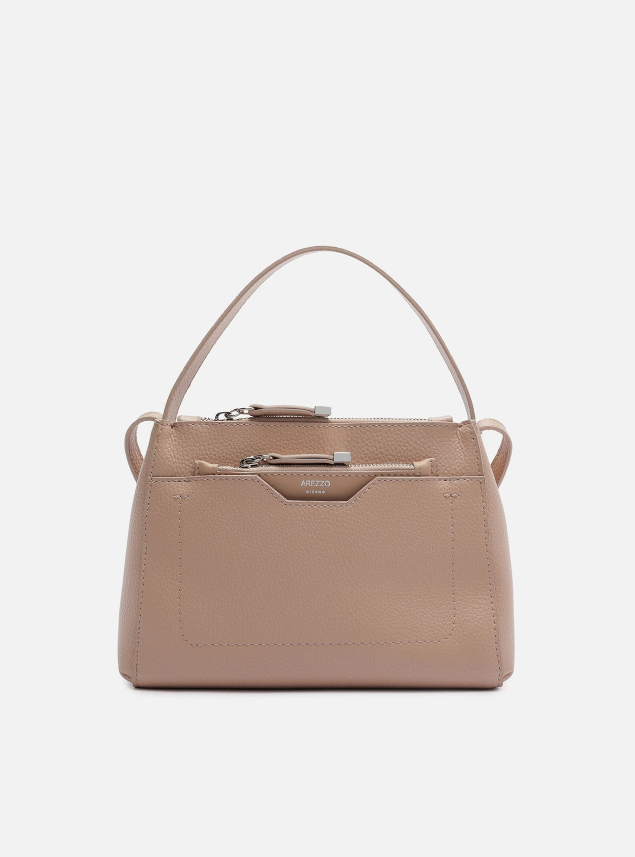 Bolsa Tote Nude Média Metais