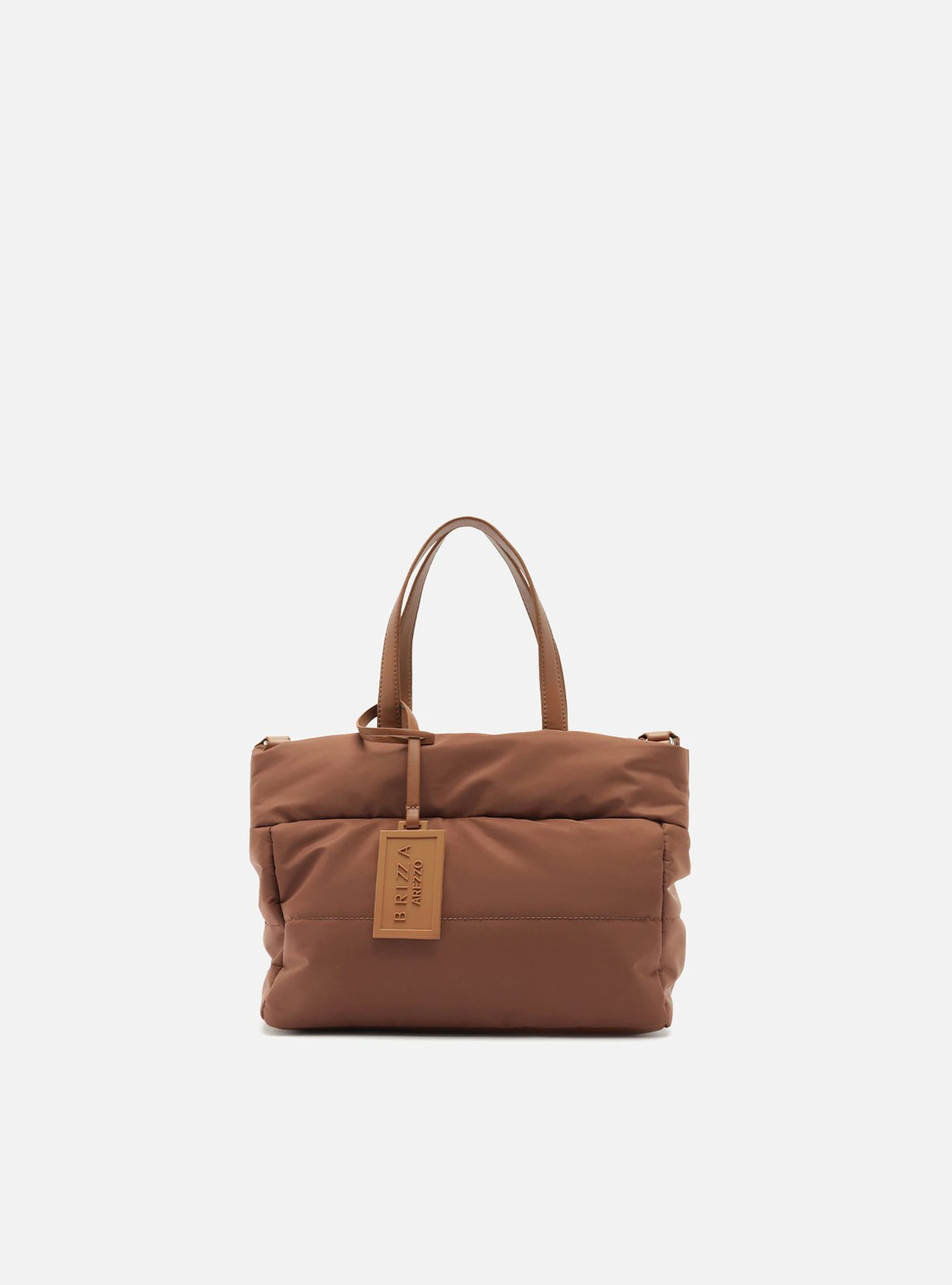 Bolsa Tote Marrom Pequena Matelassê Brizza