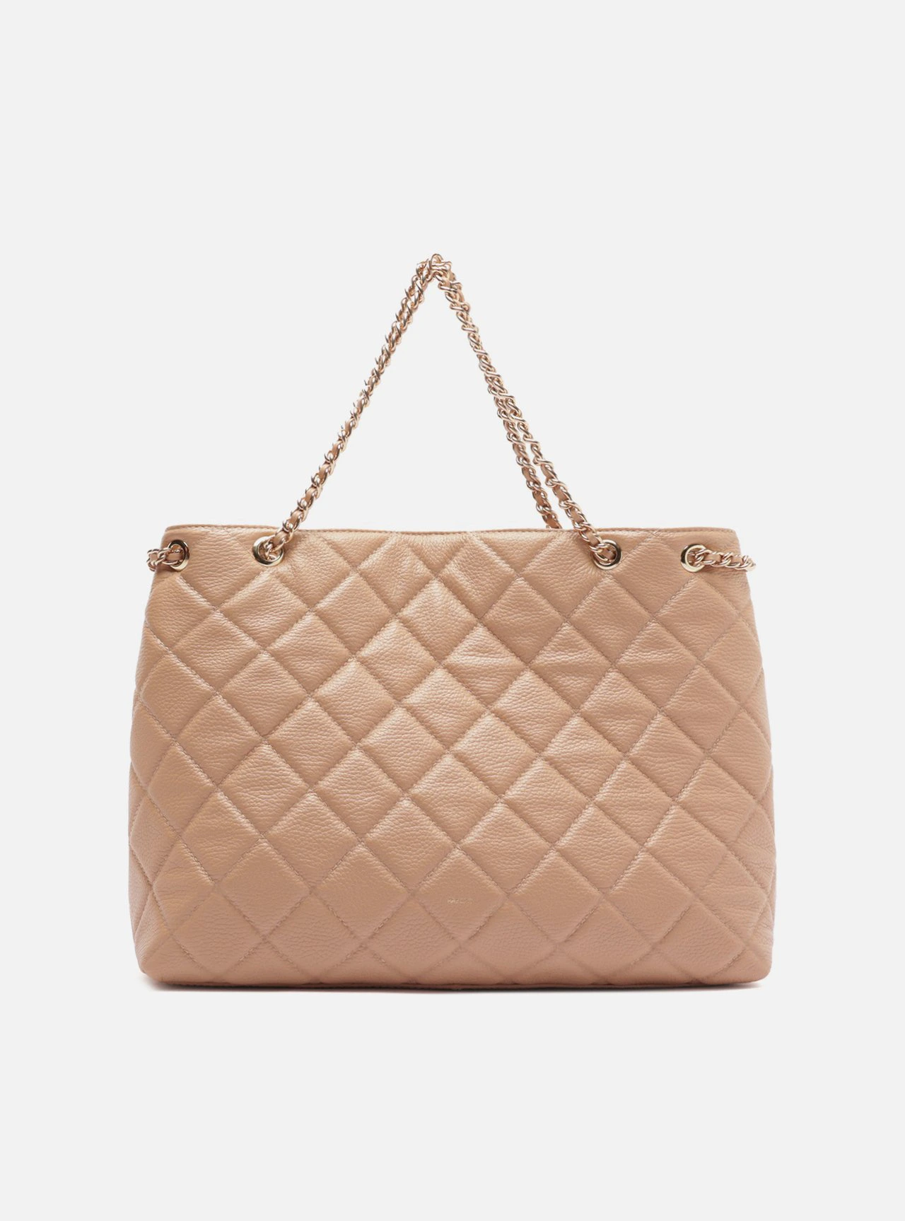 Bolsa Tote Rosa Couro Matelassê Gab Grande
