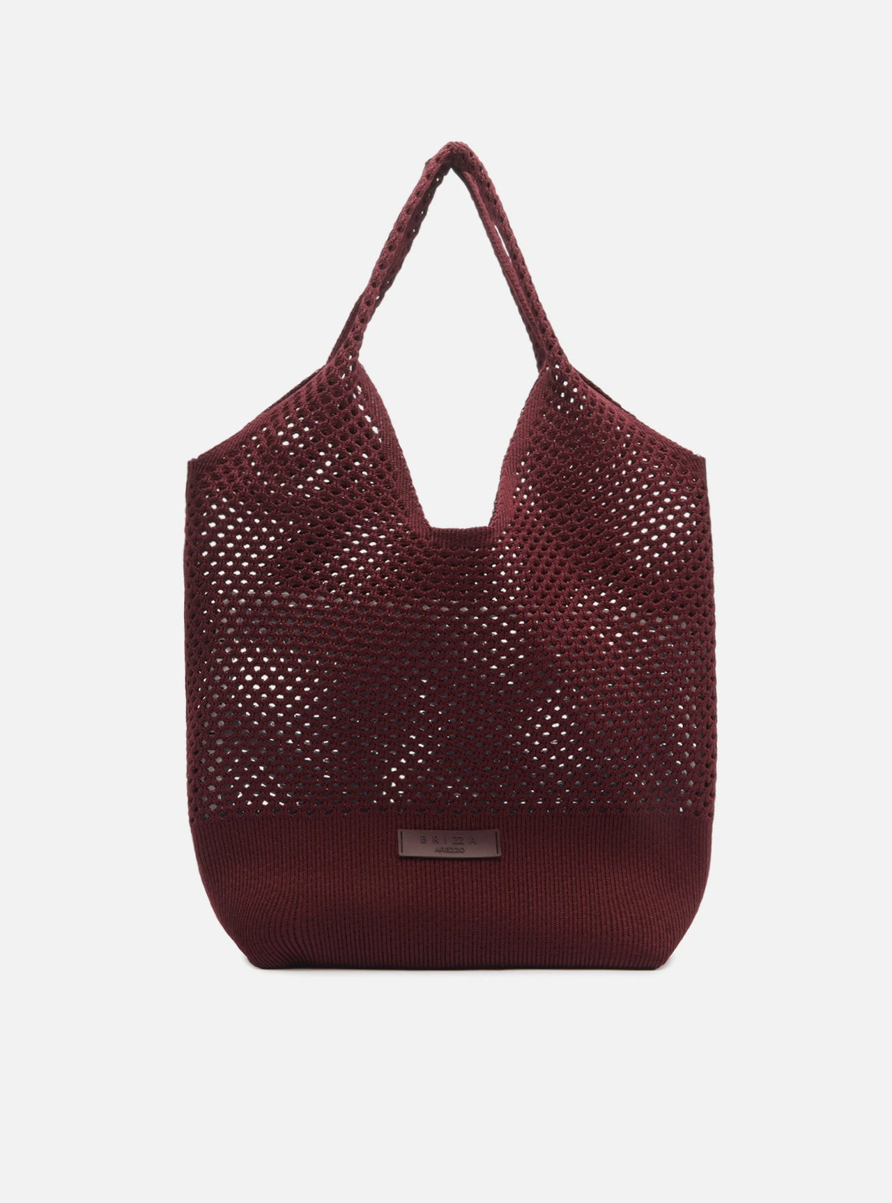 Bolsa Shopping Vermelha Knit Média Brizza