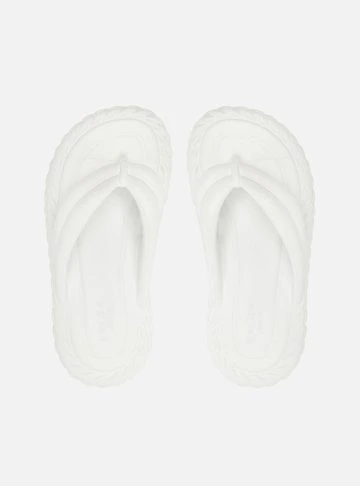 Sandália Branca Flatform Marrocos Bold