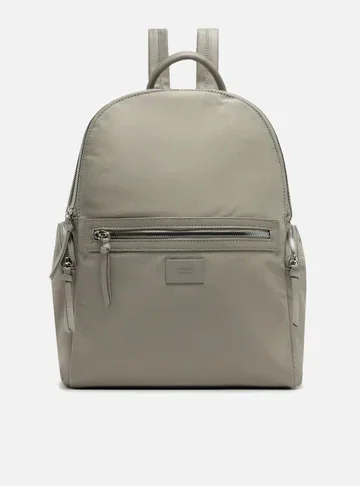Mochila Nylon Grande Cinza