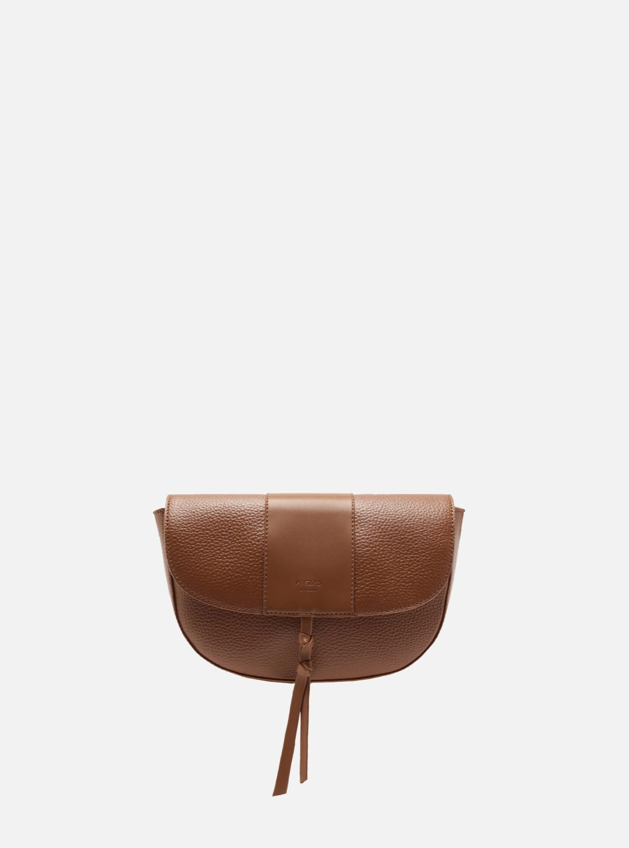 Bolsa Tiracolo Marrom Pequena Nó
