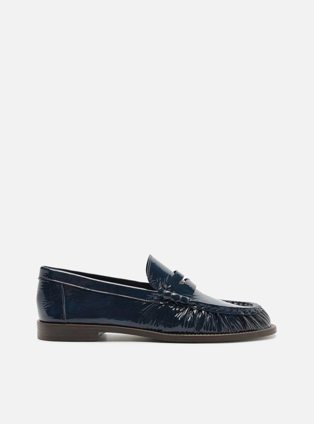 Mocassim Azul Couro