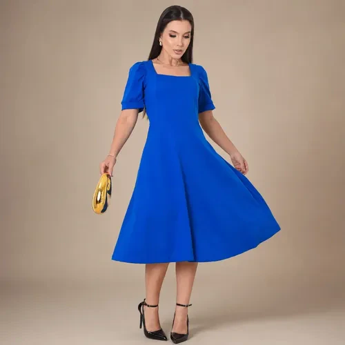 Vestido Feminino Rodado Moda Evangêlica Ccb Casual Conforto