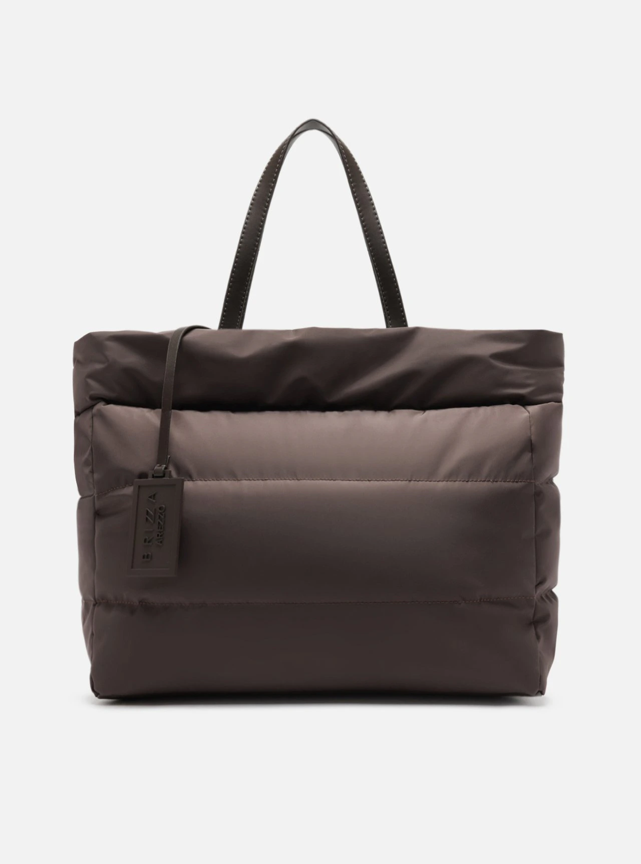 Bolsa Shopping Marrom Grande Matelassê Brizza