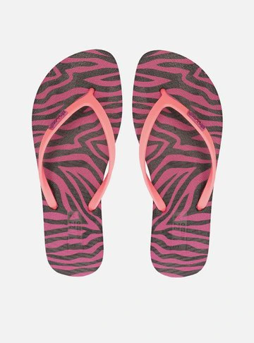 Chinelo de Dedo Multicolorido Estampa Brizza