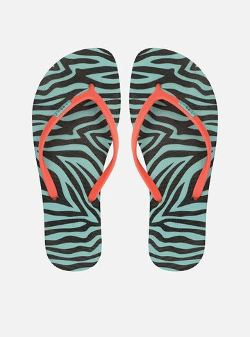 Chinelo de Dedo Multicolorido Estampa Brizza