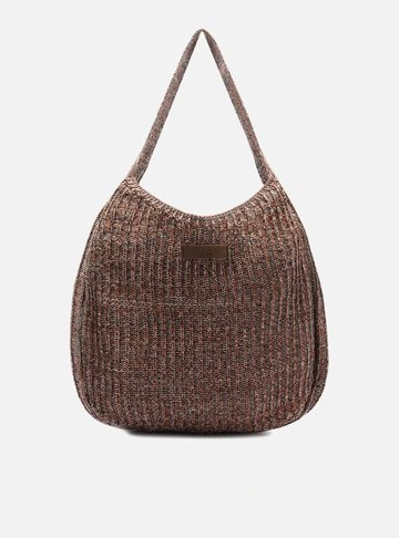 Bolsa Hobo Multineutro Grande Knit Brizza