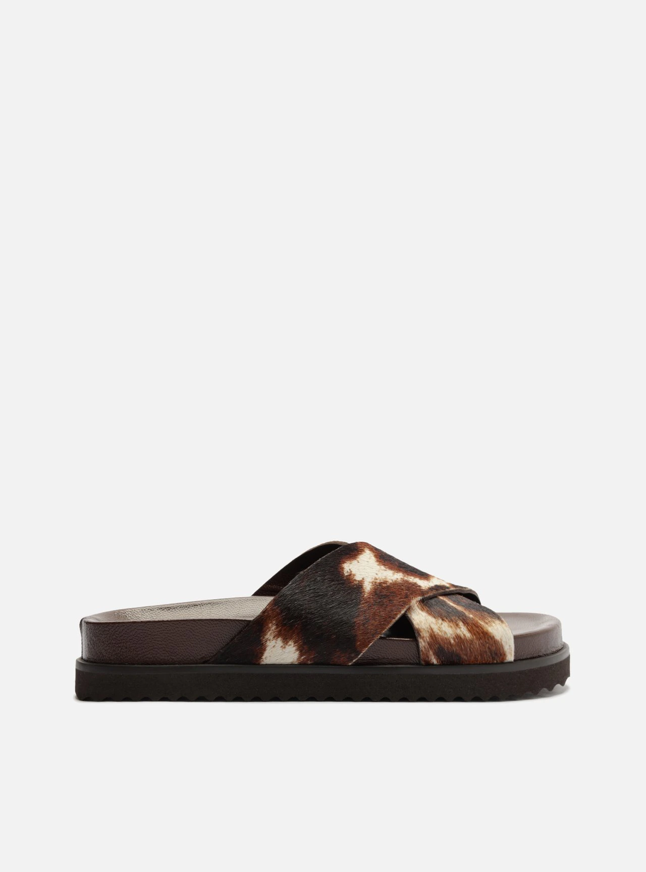 Tamanco Bico Redondo Flatform Xis Alto