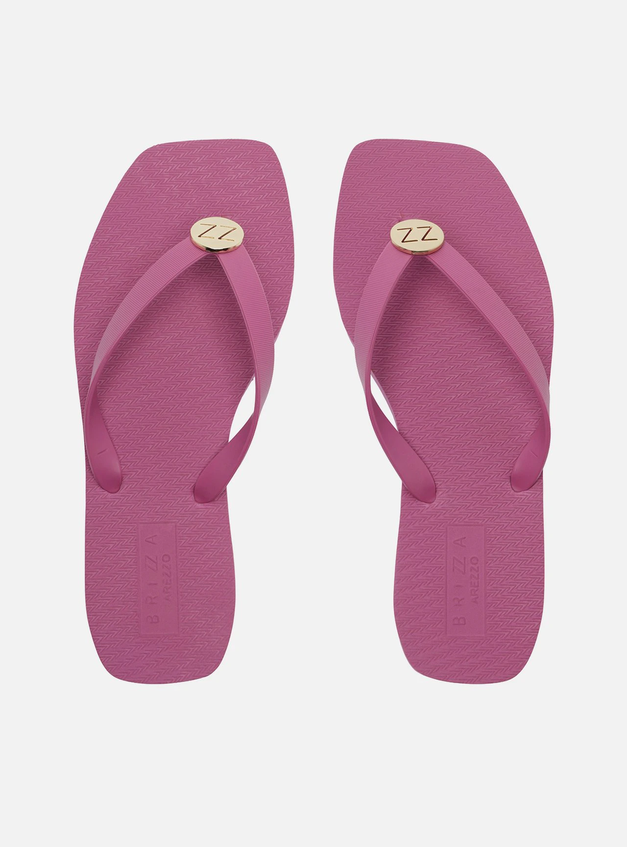 Chinelo de Dedo Roxo Off White Flatform Brizza