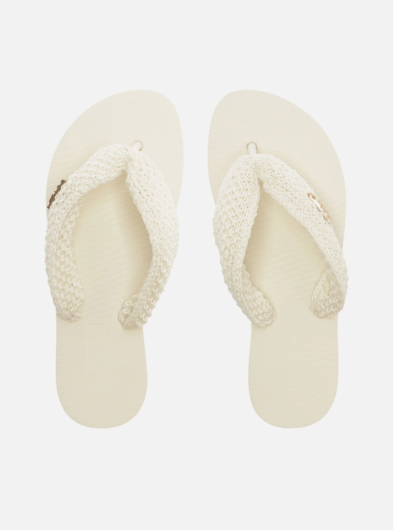 Chinelo de Dedo Branca Tressê Brizza