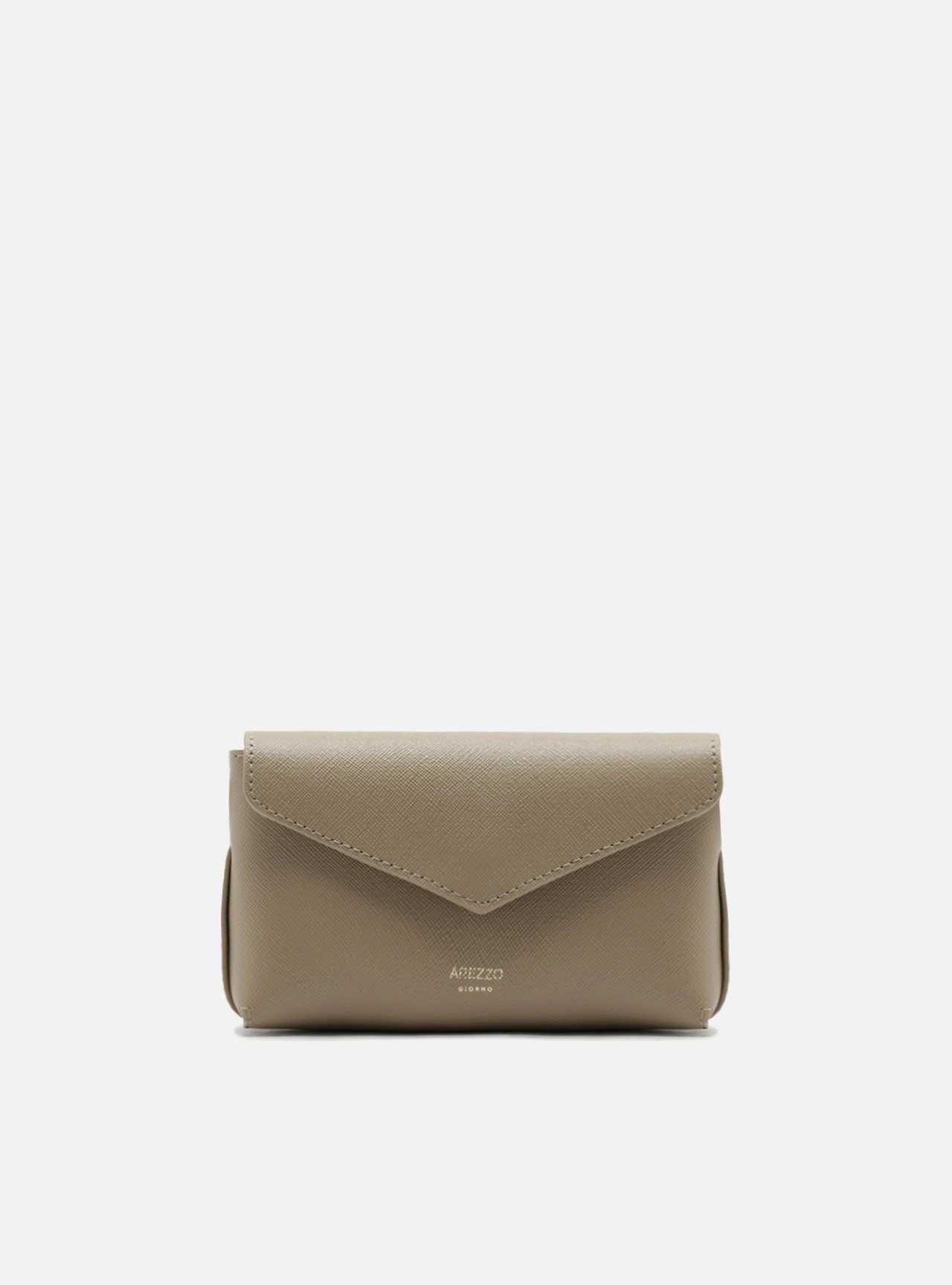 Bolsa Tiracolo Cinza Pequena Envelope