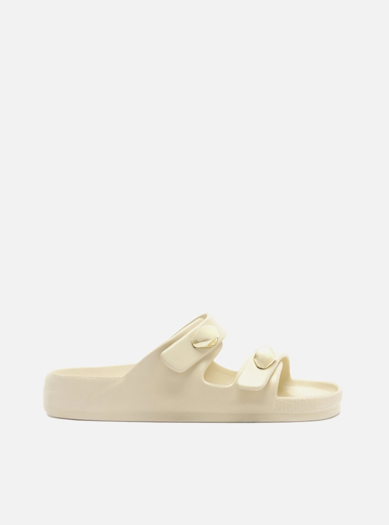 Sandália Papete Off White Flatform Brizza
