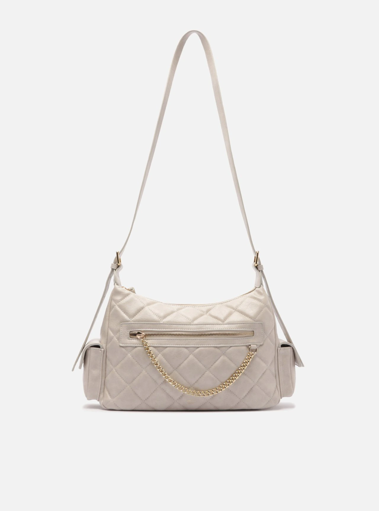 Bolsa Tiracolo Off White Média Matelassê Bolsos