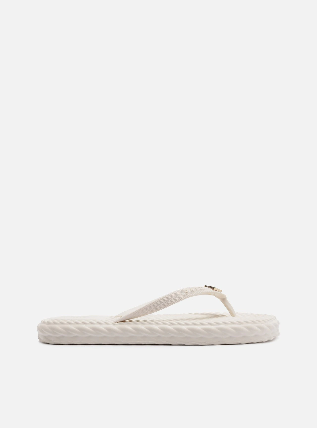 Chinelo de Dedo Branca Flatform Brizza