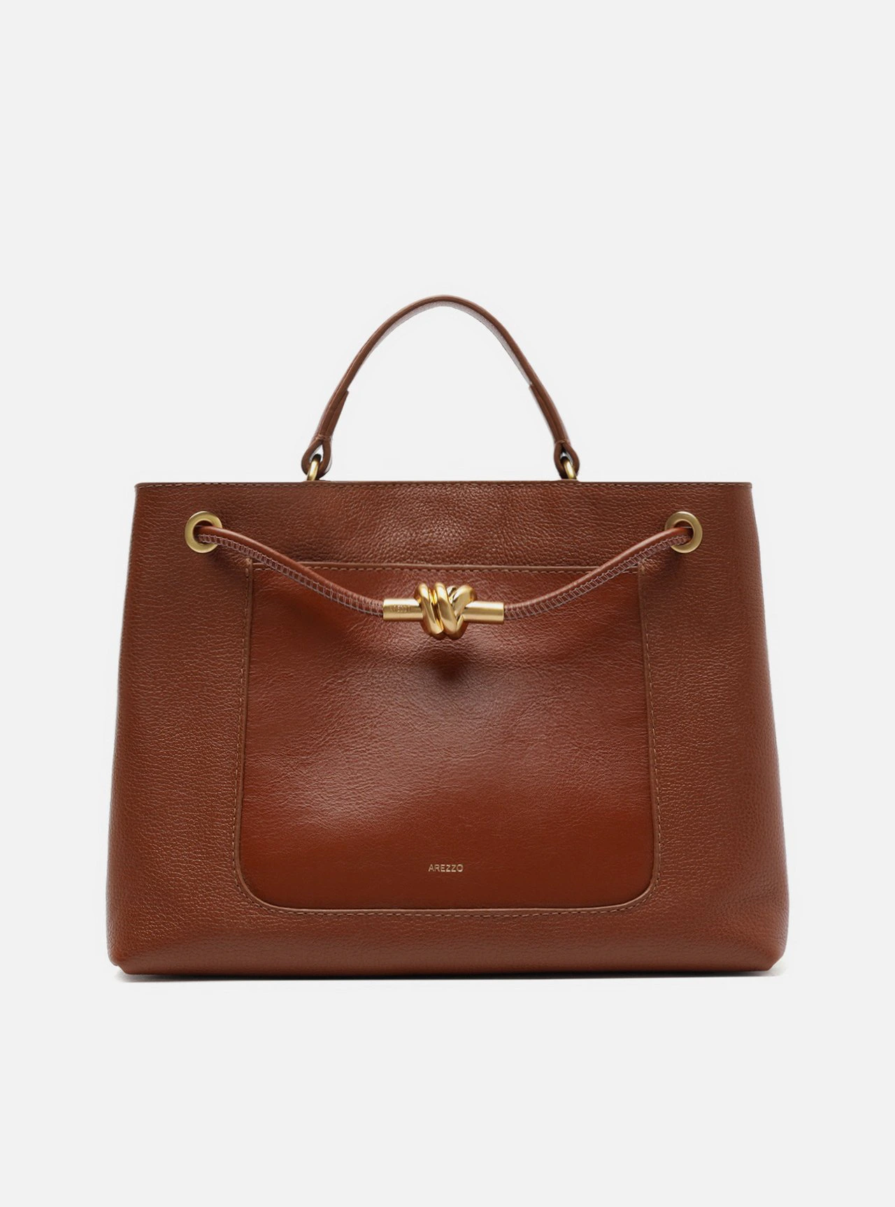Bolsa Tote Marrom Couro Helena Grande