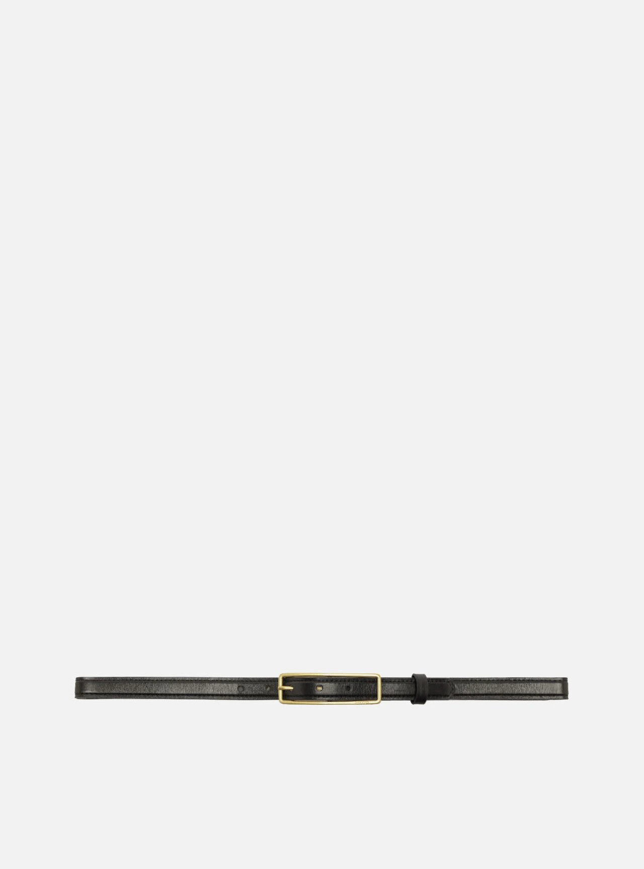 Cinto Fino Preto Couro