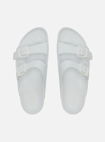 Slide Branca Flatform Tiras Brizza