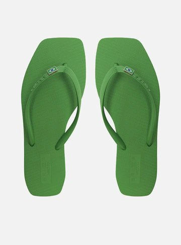 Chinelo de Dedo Verde Square Brasil
