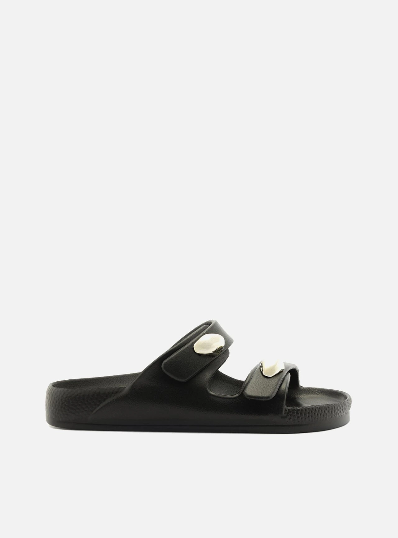 Sandália Papete Preta Flatform Brizza