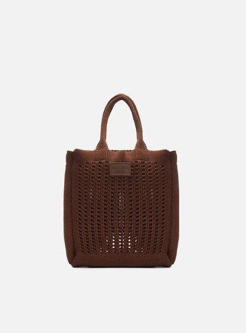 Bolsa Tote Marrom Coffee Mônaco Pequena
