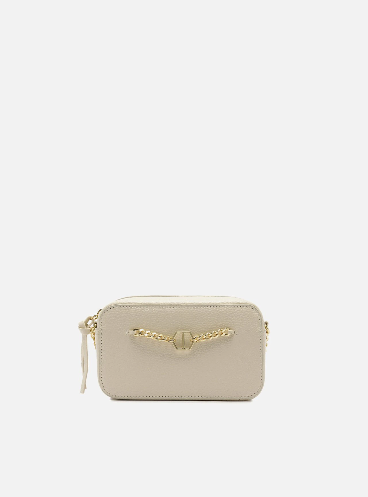 Bolsa Tiracolo Branca Pequena Corrente ID
