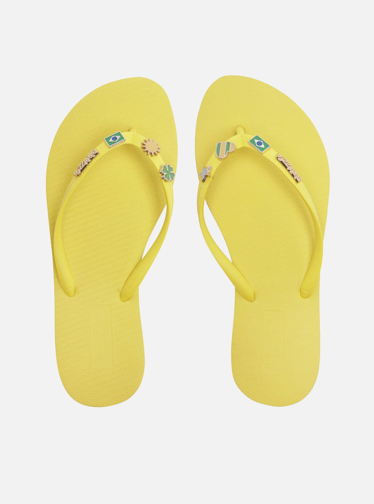Chinelo de Dedo Amarelo Flatform Brizza