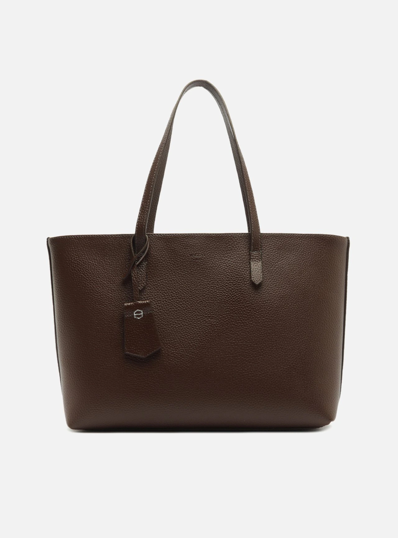 Bolsa Shopping Marrom Escura Manu Grande