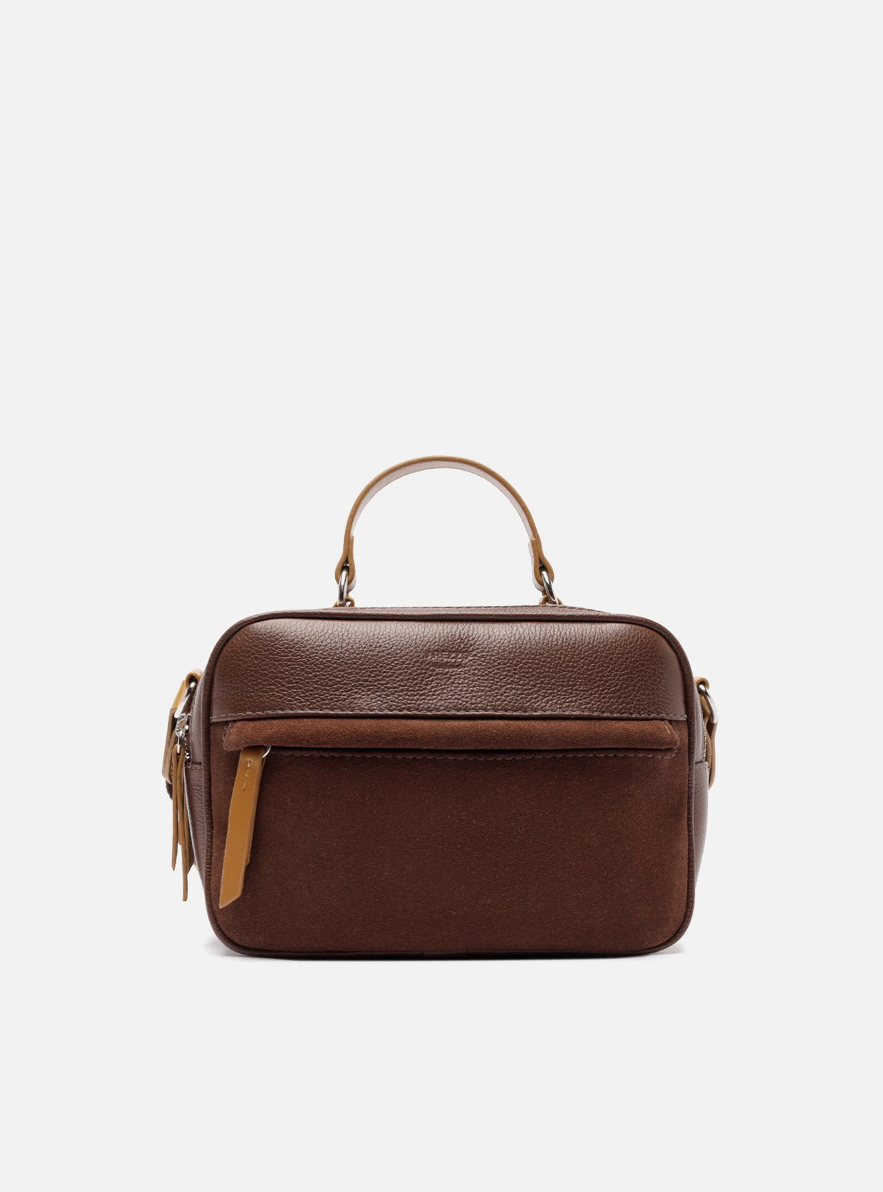 Bolsa Tiracolo Marrom Prione Média Caramelo
