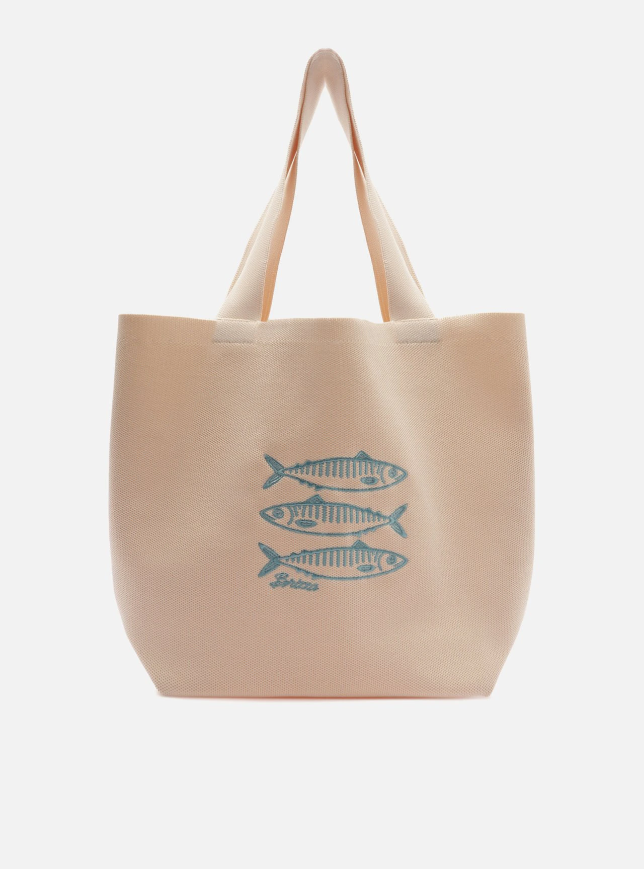 Bolsa Shopping Grande Branca Crochê Brizza