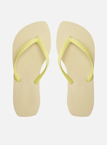 Chinelo de Dedo Amarelo Flash Bicolor Basics