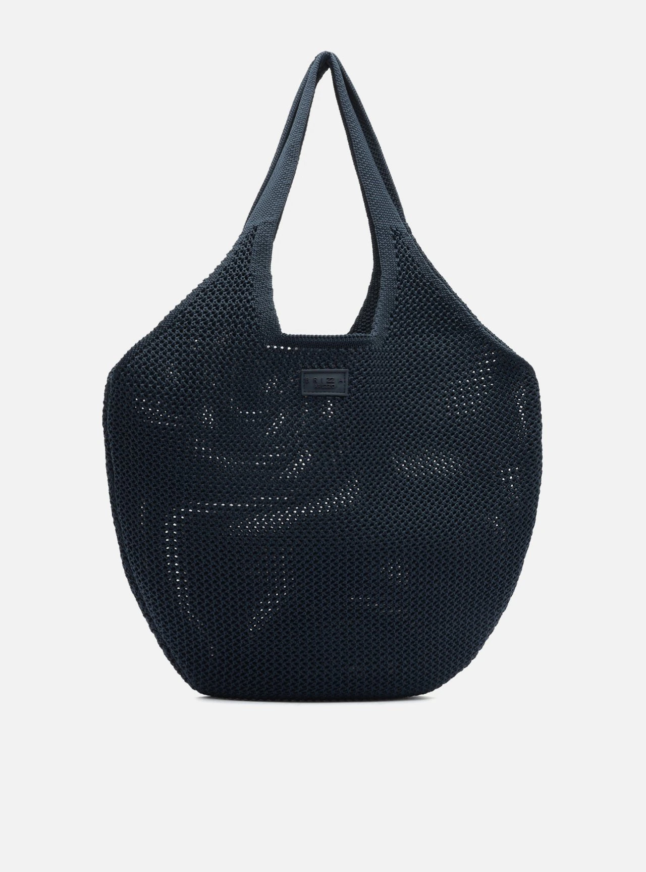 Bolsa Shopping Azul Knit Grande Brizza